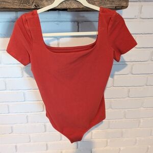Express Rust Body Contour Top